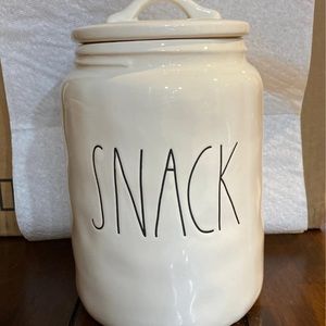 OG Rae Dunn SNACK Canister 2017